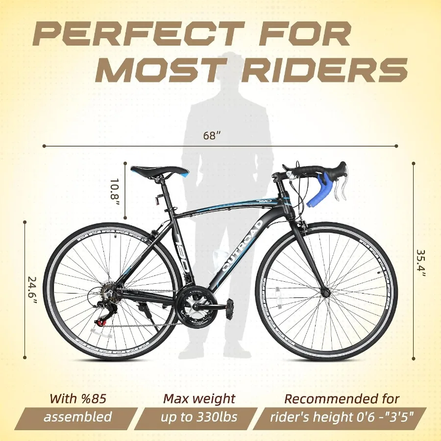 Vélo de route à 21/14 vitesses - Carbon Bike Frame avis et prix